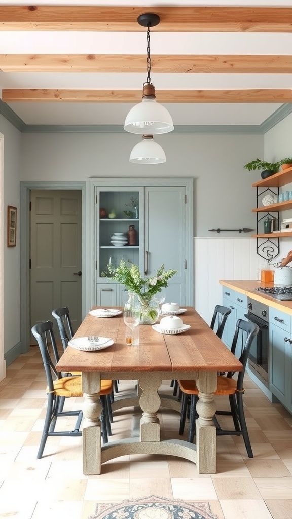 powder blue dining area 1