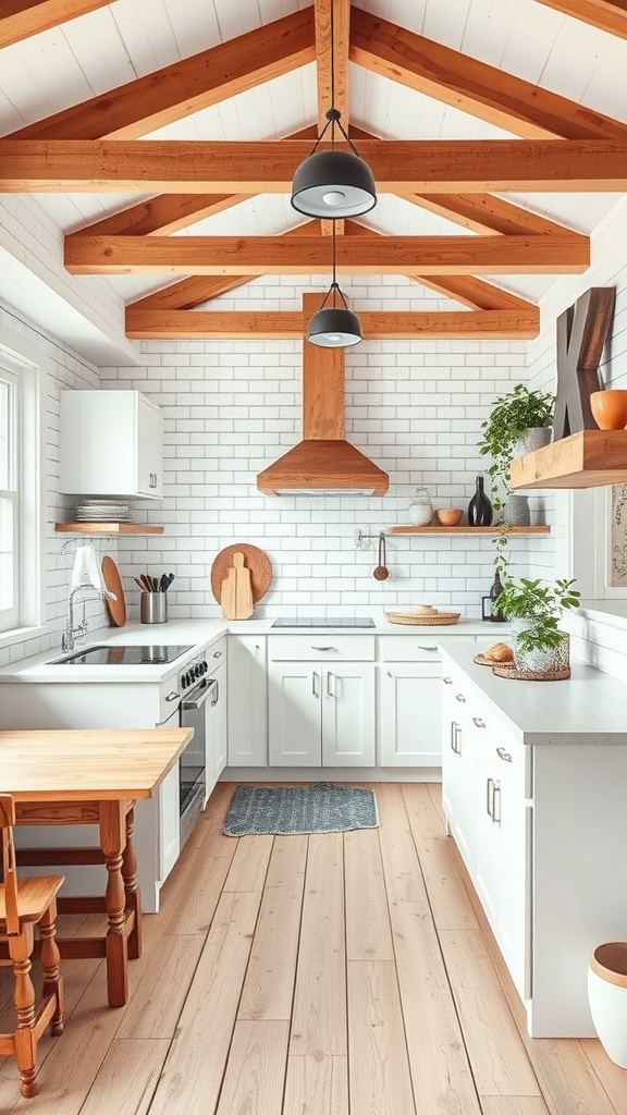 rustic wooden accents