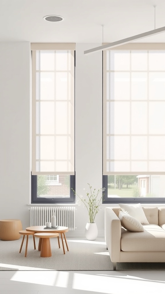 sleek window treatments