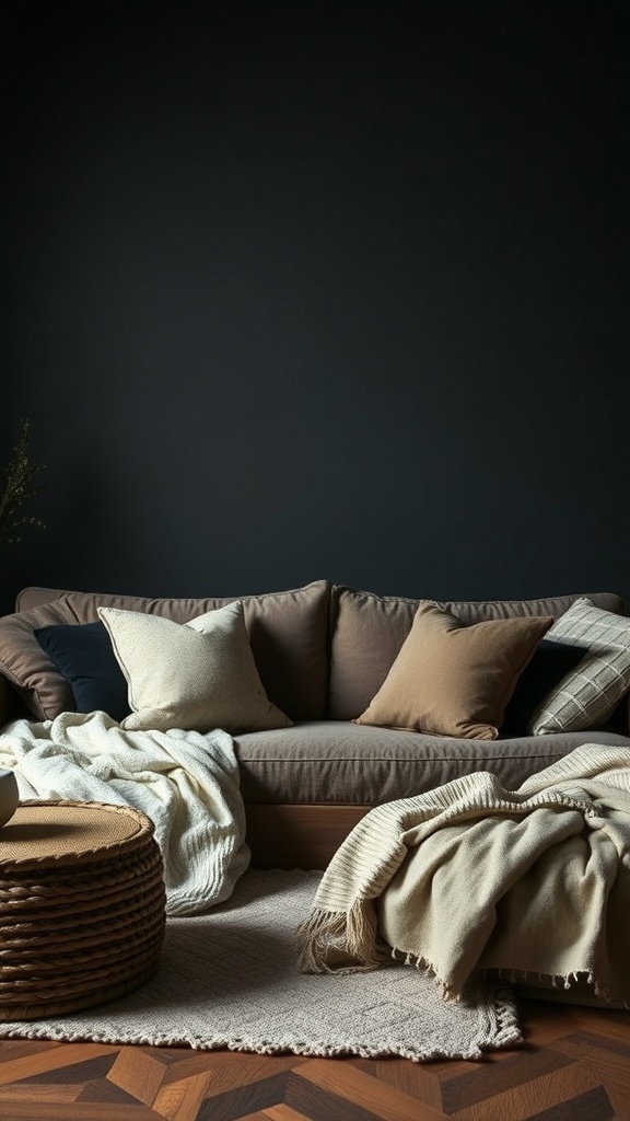 soft and inviting fabrics