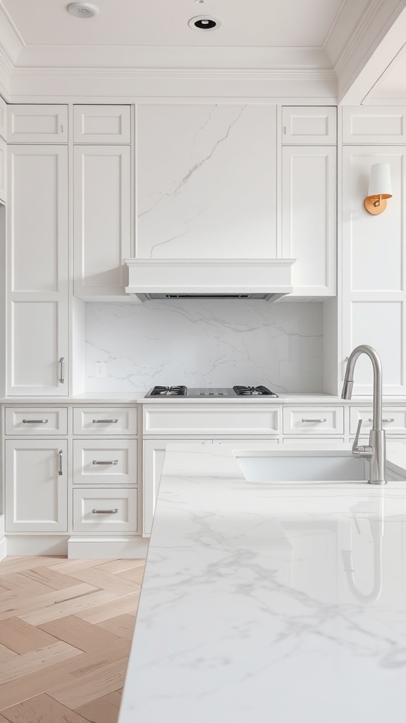 sophisticated marble countertops