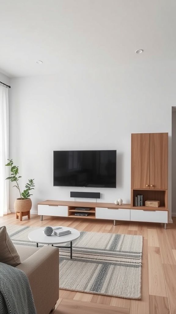 streamlined entertainment areas
