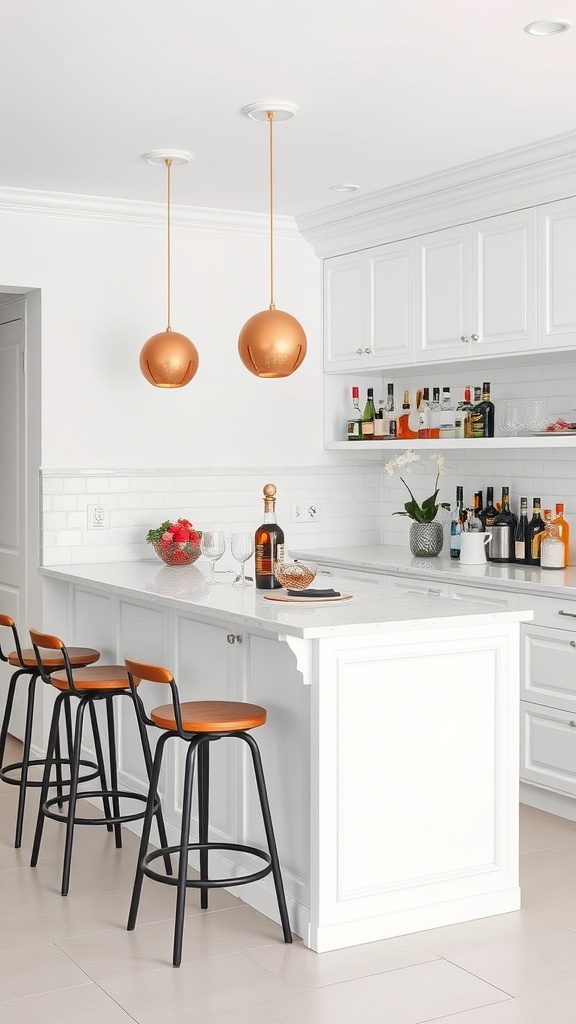 stylish bar area