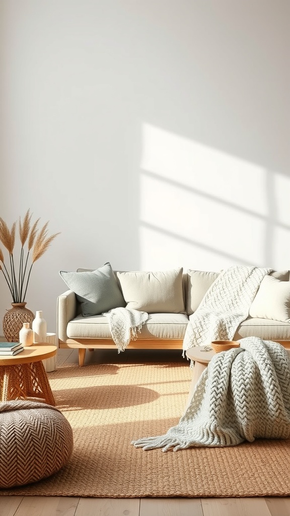 textured accents for warmth